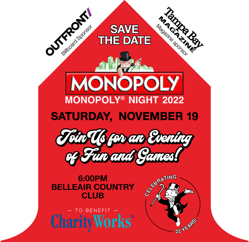Monopoly Night 2022 November 19th, 2022 Join us at 6:00 P.M. for an evening of fun and games at Belliar Country Club